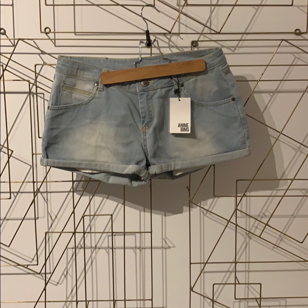 Short short Jean shorts. Too cute